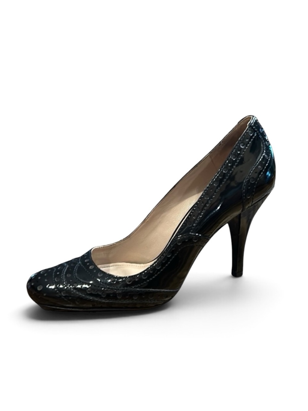 Joan & David Black Patent Heels Size 9.5